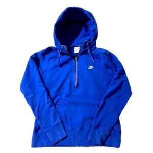 Nike Sportswear Royal Blue Zippered Youth XL 16/18 Preteen Teen Girls Hoodie